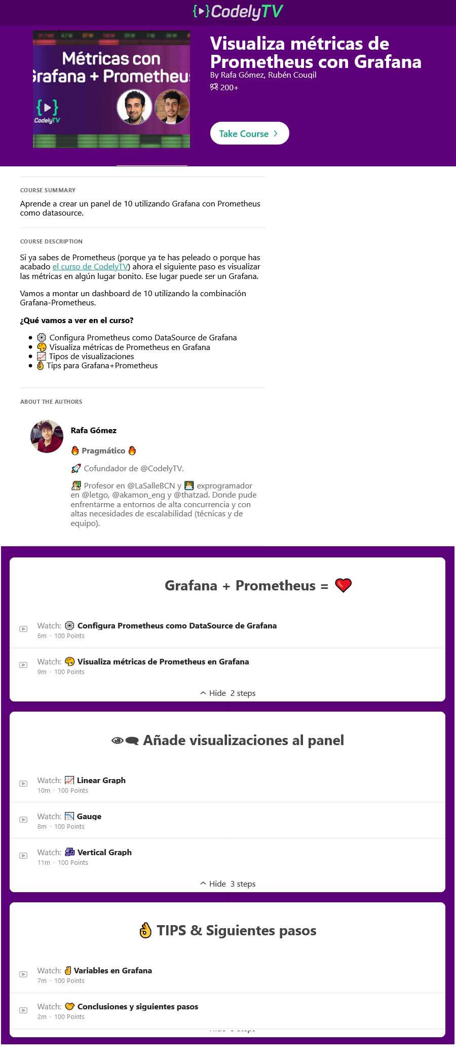 Visualiza métricas de prometheus con grafana