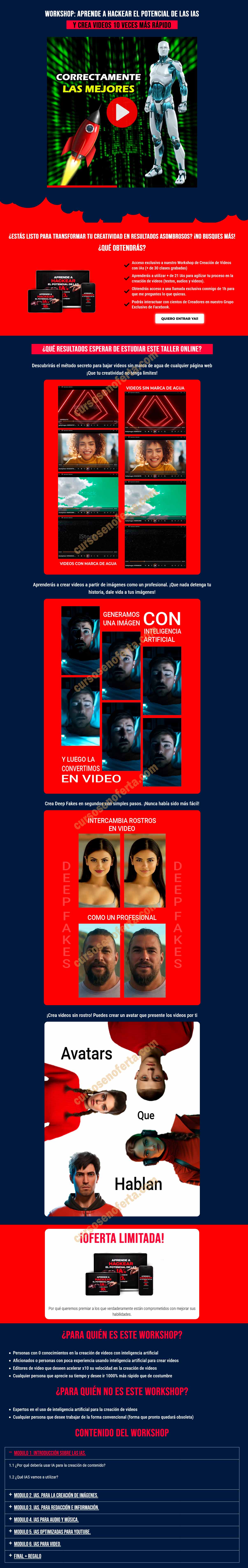 WorkShop Aprende A Hackear El Potencial De Las IAS y Crea Videos 10 Veces Más Rápido