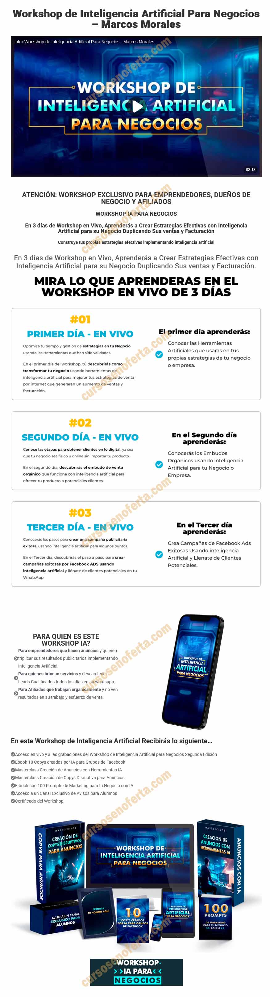 Workshop de Inteligencia Artificial Para Negocios - Marcos Morales
