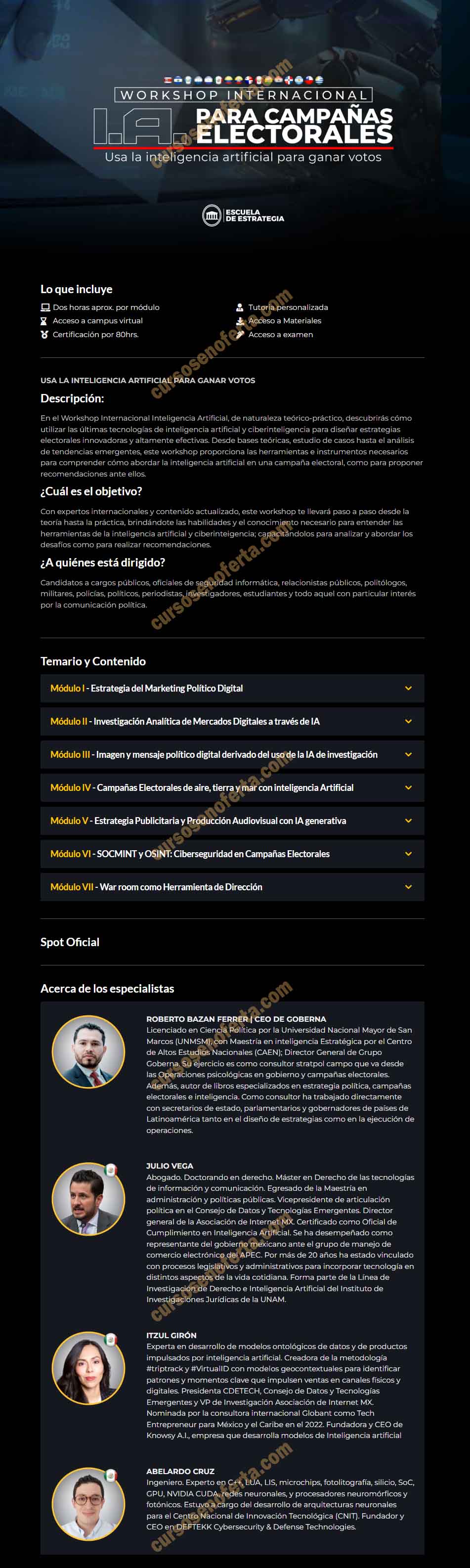 Workshop Internacional IA Para Campañas Electorales - goberna