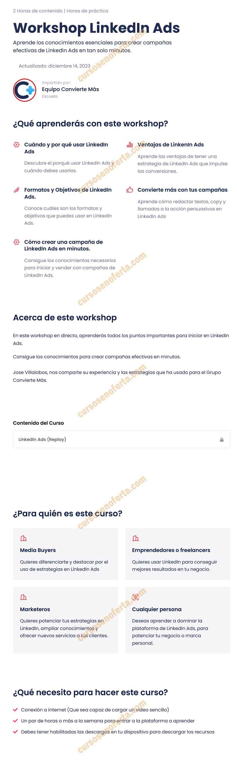 Workship LinkedIn Ads - convierte más