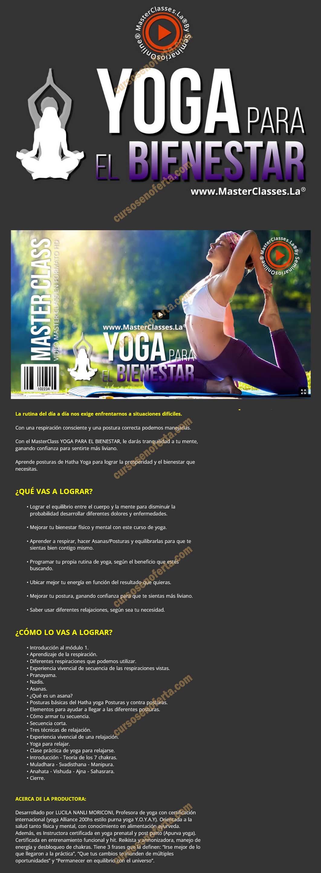 Yoga para el bienestar
