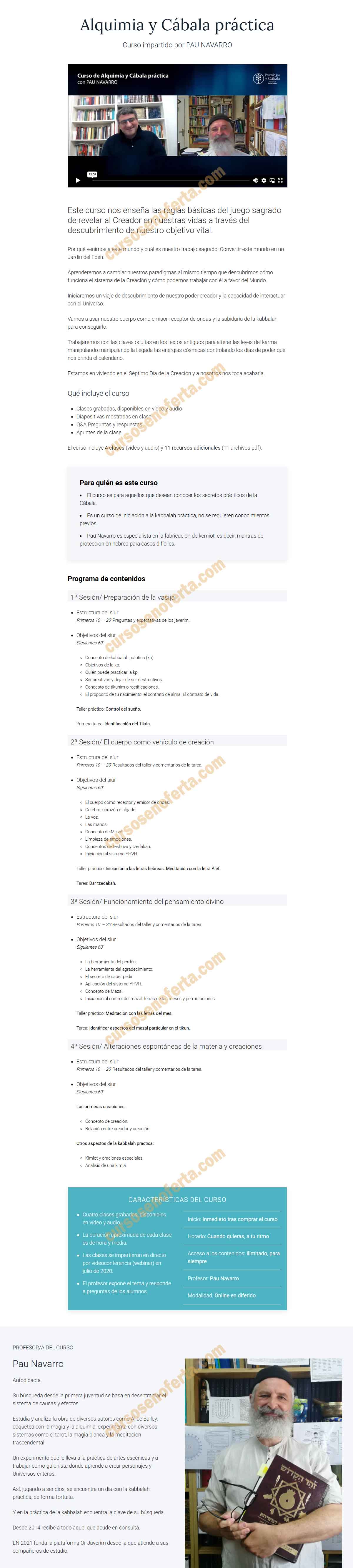 Alquimia y Cábala práctica - Pau Navarro