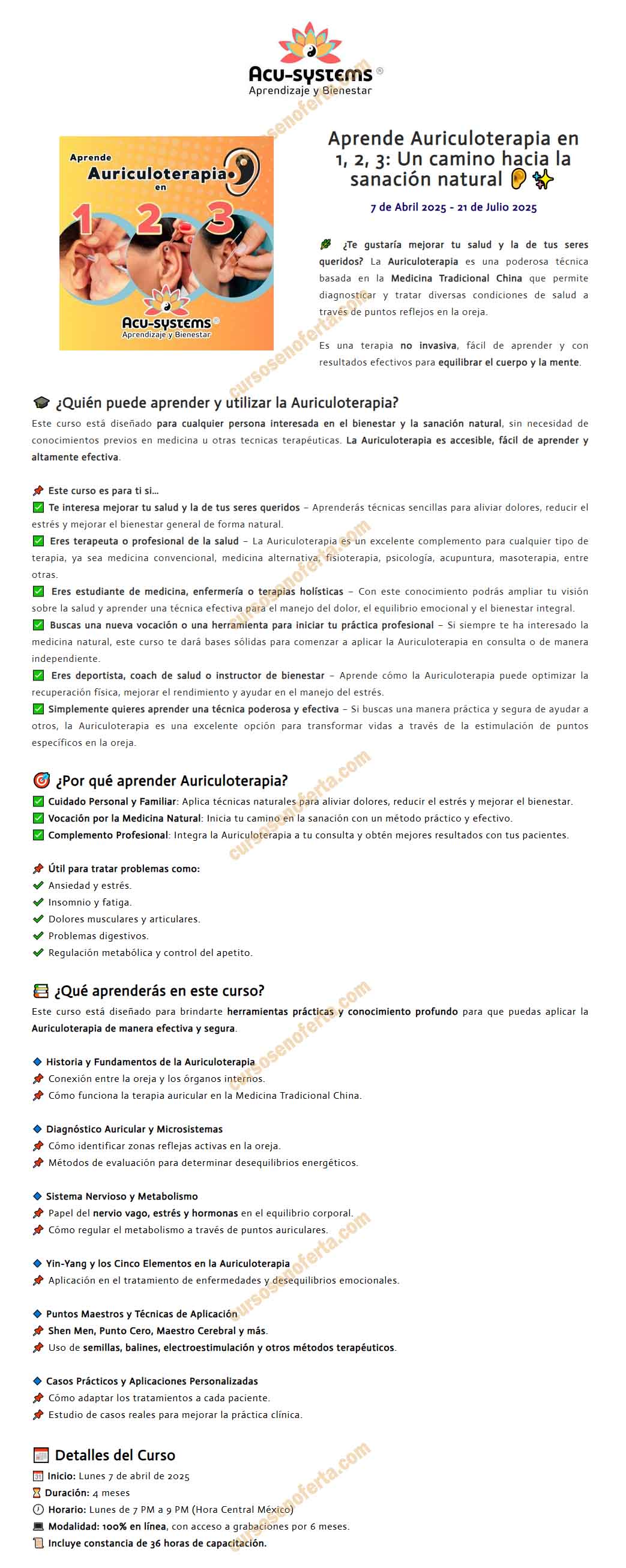Aprende Auriculoterapia en 123 - acu-systems