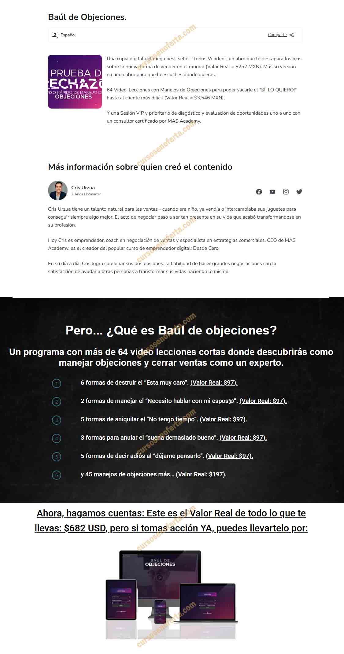 Baul de Objeciones - cris urzua
