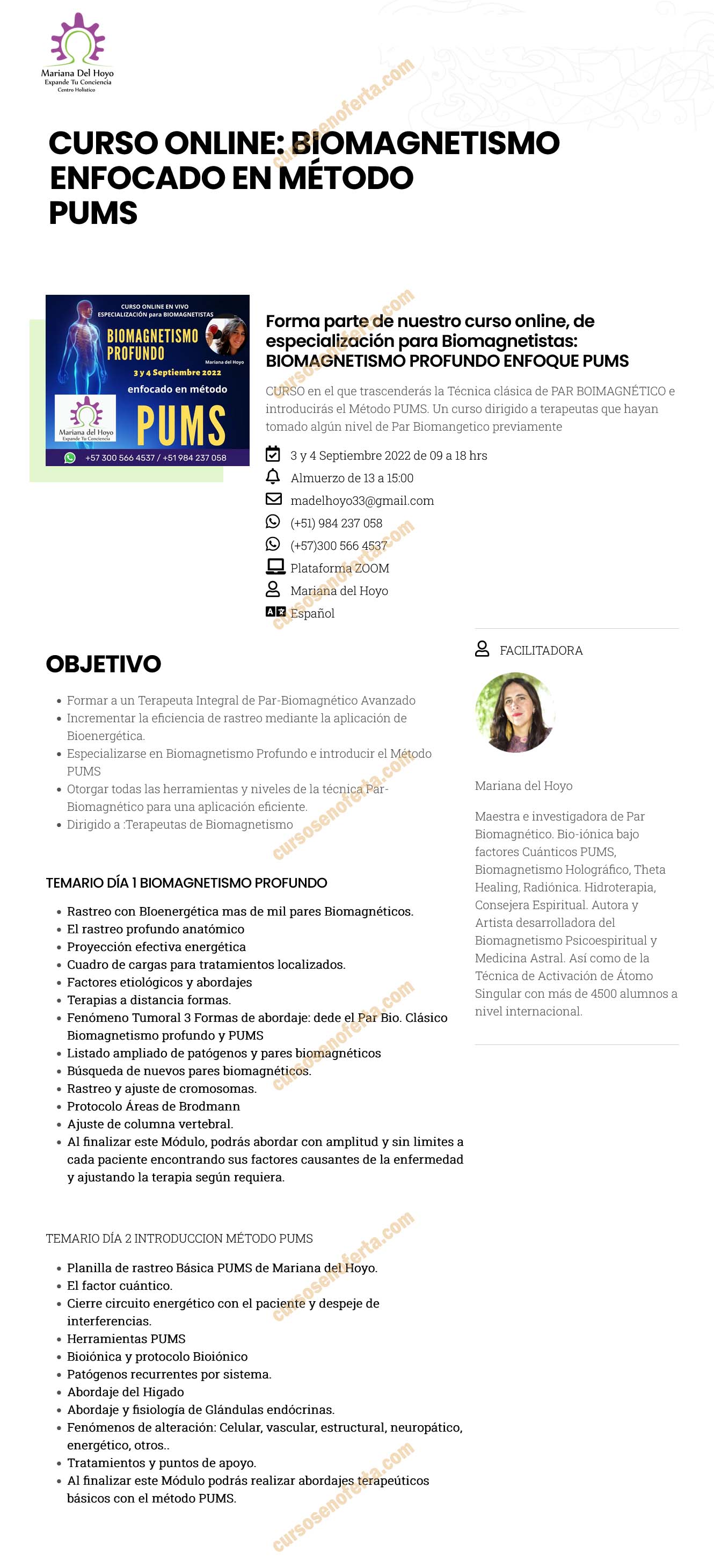 Bio-Par Magnético Emfoque PUMS