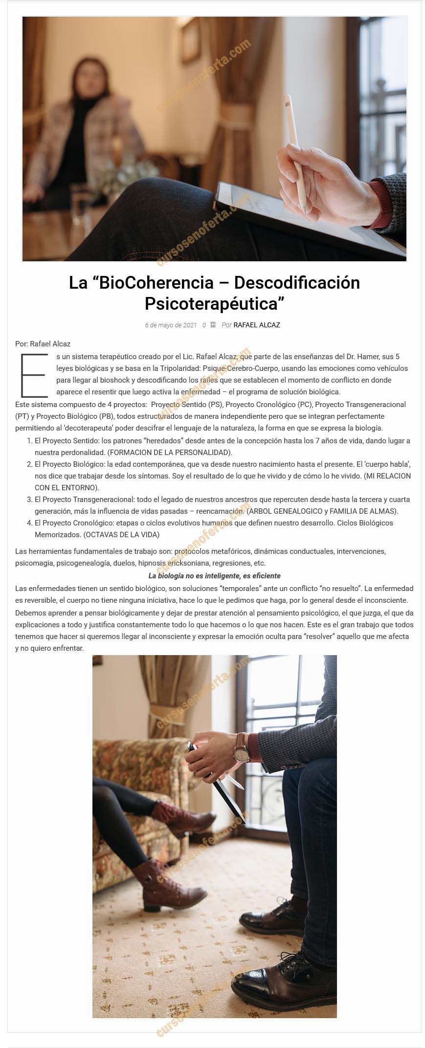 Biocoherencia - Descodificación Psicoterapéutica