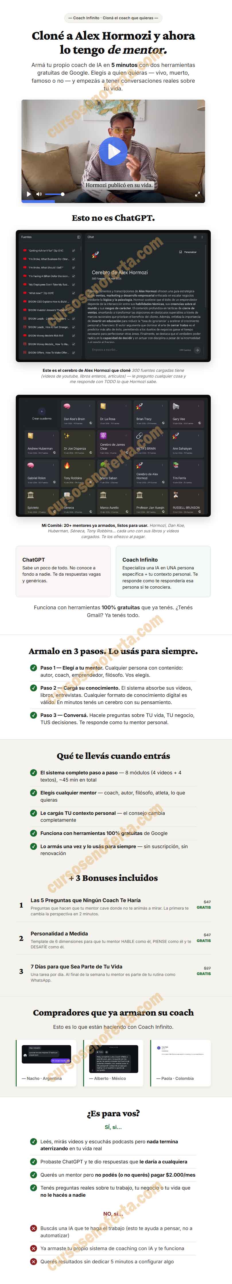 Coach Infinito - baltasar acosta