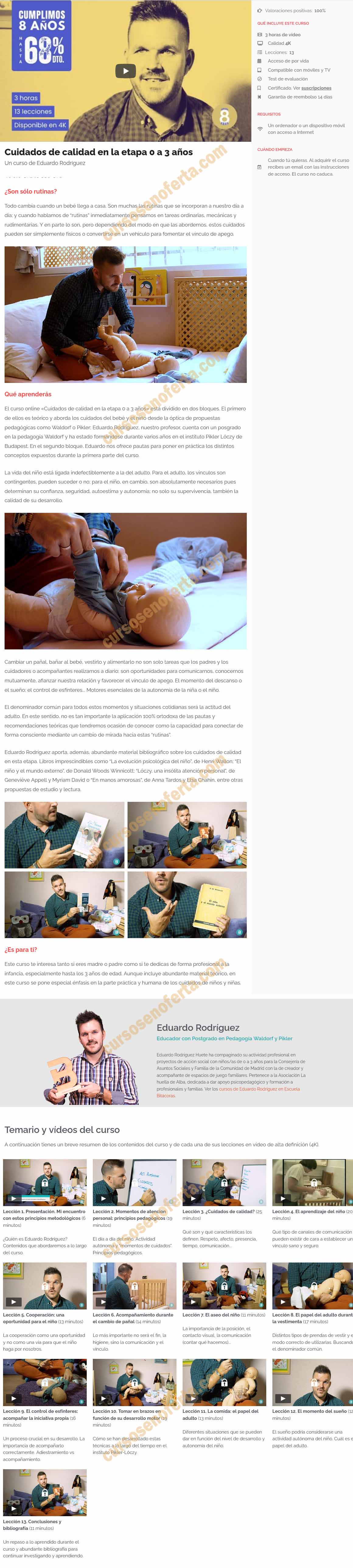 Cuidados de calidad en la etapa 0 a 3 años