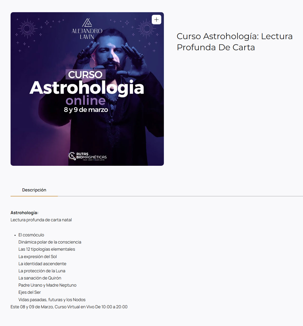 Curso Astrohología - Alejandro Lavin