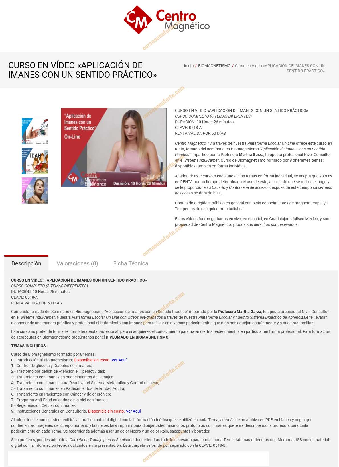 Curso en Vídeo Aplicación de Imanes con Sentido Práctico
