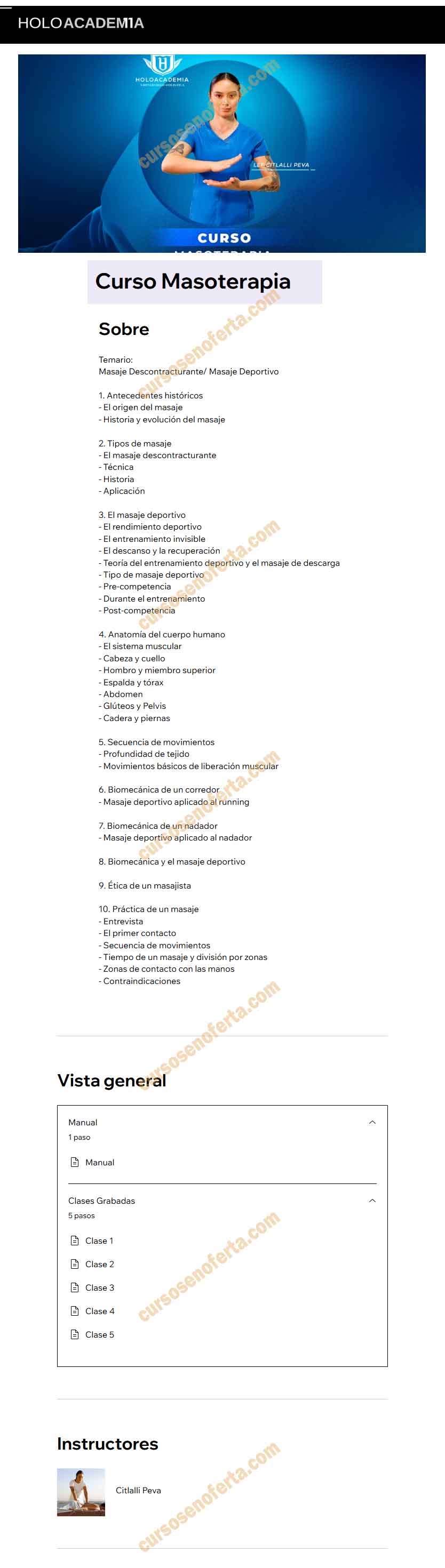 Curso Masoterapia - holoacademia
