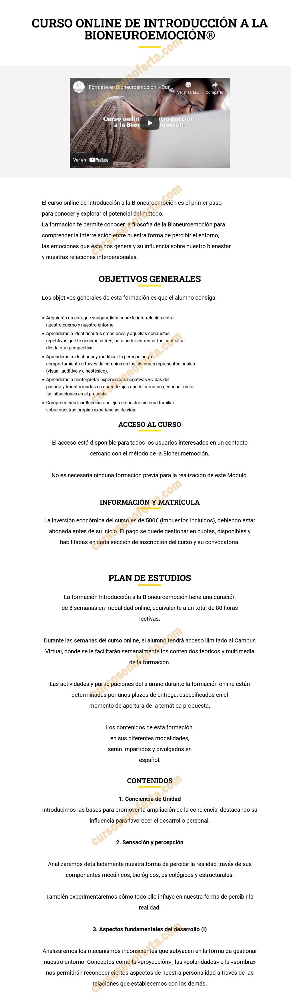 Curso online de introducción a la Bioneuroemoción - Enric Corbera