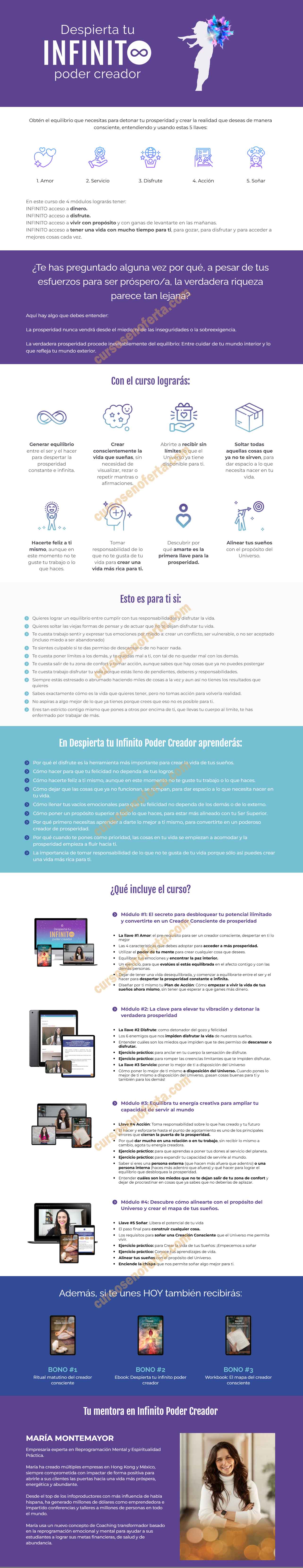 Despierta tu Poder Infinito Creador - maría montemayor