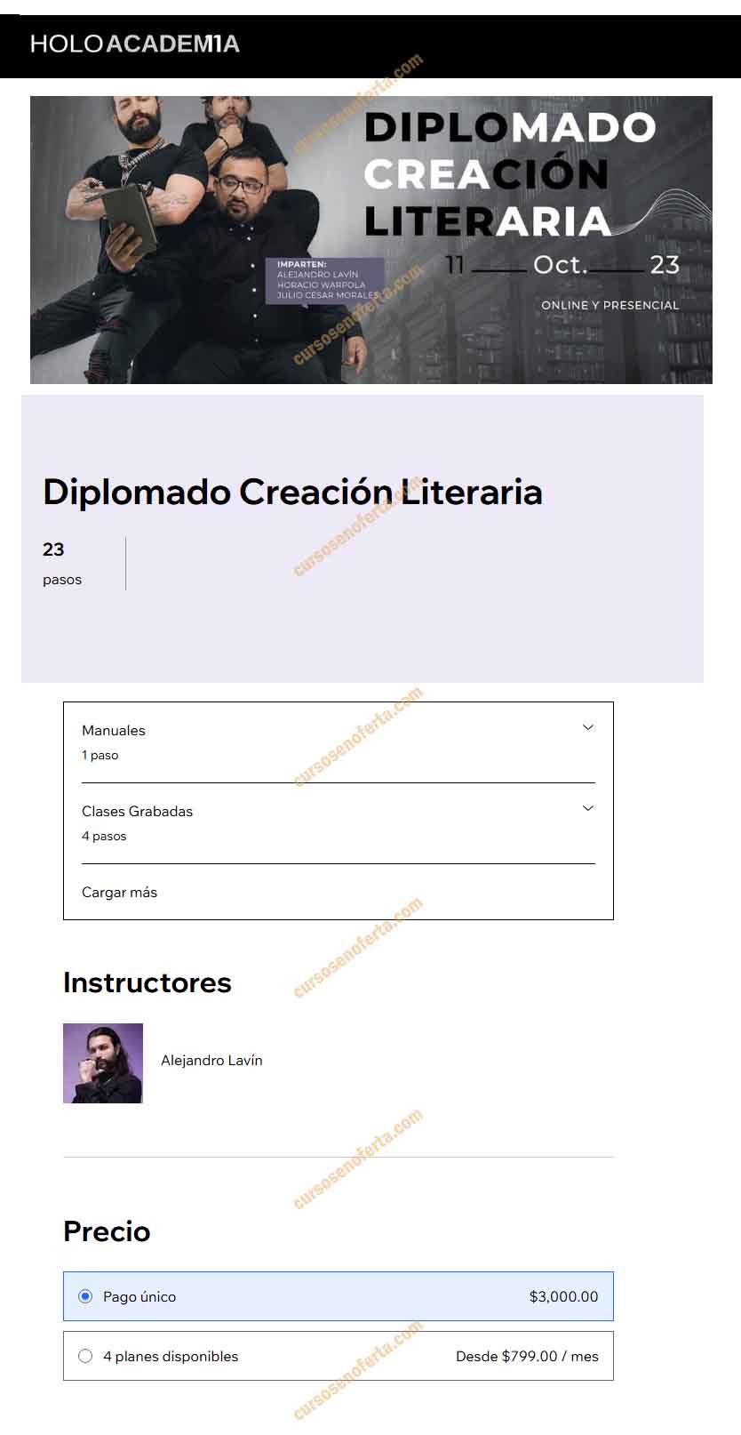 Diplomado Creación Literaria - holoacademia