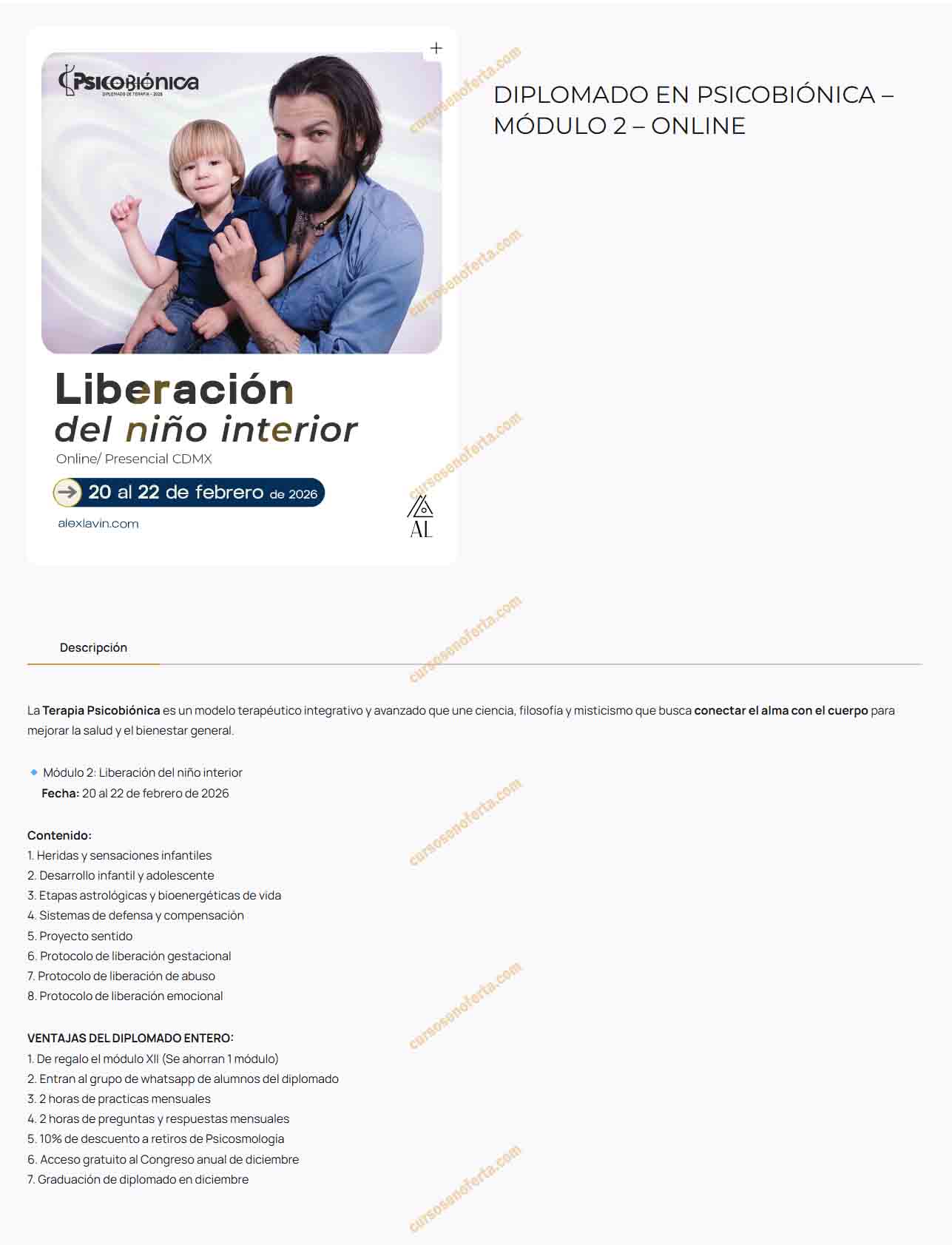 Diplomado Psicobiónica Módulo 2 - alejandro Lavin