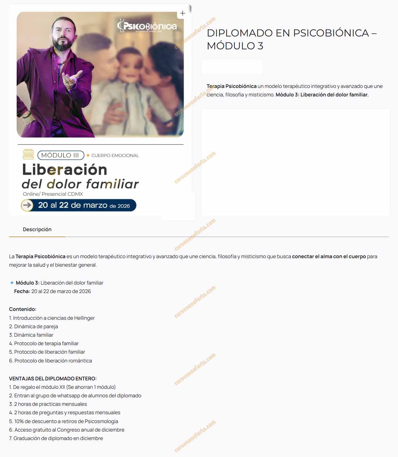 Diplomado Psicobiónica Módulo 3 - alejandro lavin