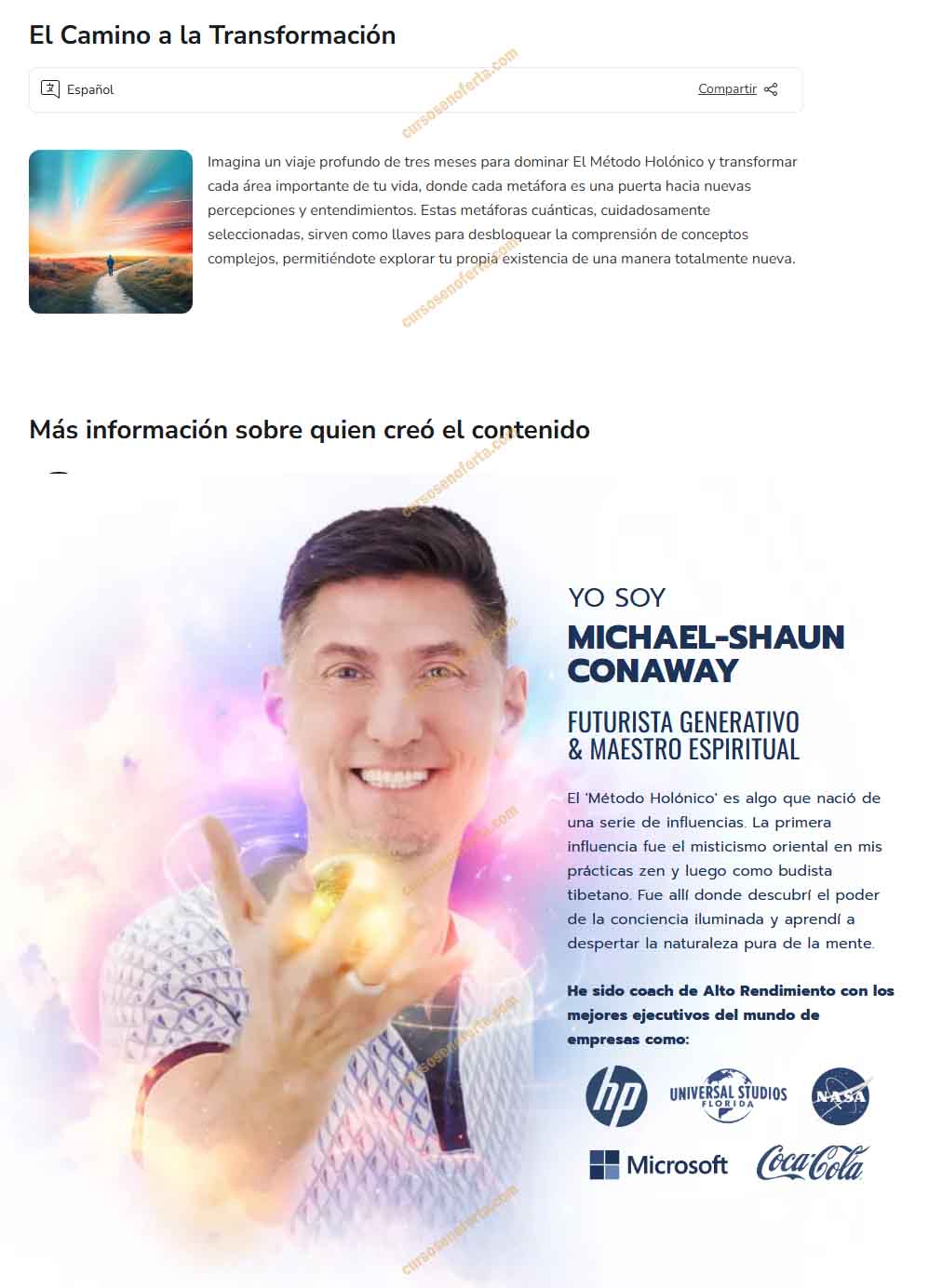 El camino a la transformación - michael shaun conaway