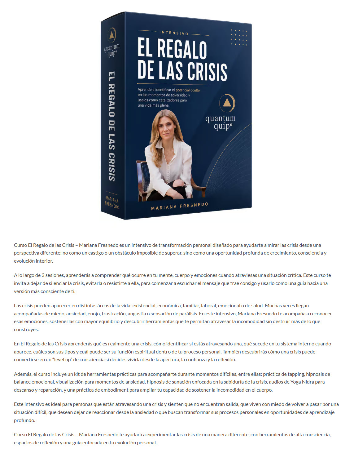 El Regalo de la Crisis - mariana fresnedo