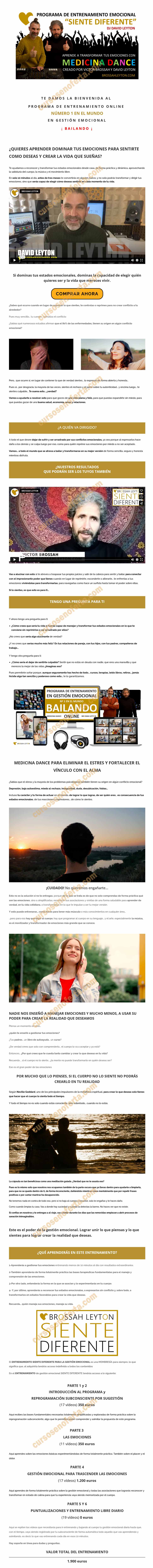 Entrenamiento emocional SIENTE DIFERENTE