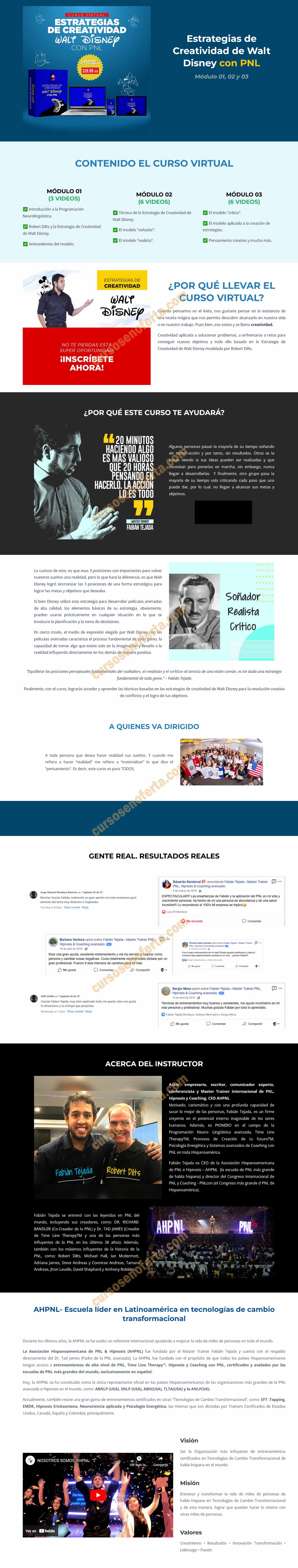Estrategias de Creatividad de Walt Disney con PNL