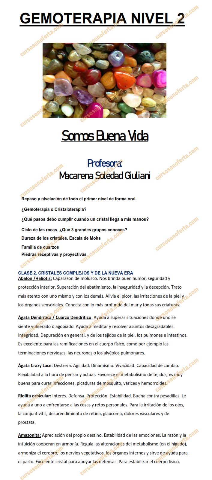 Gemoterapia 2 macarena giuliani