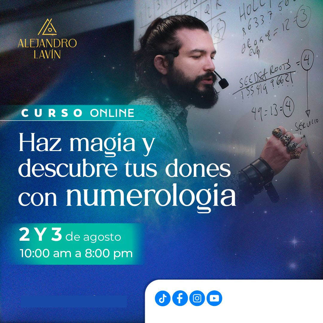 Haz magia y descubre tus dones con numerología - alejandro lavin