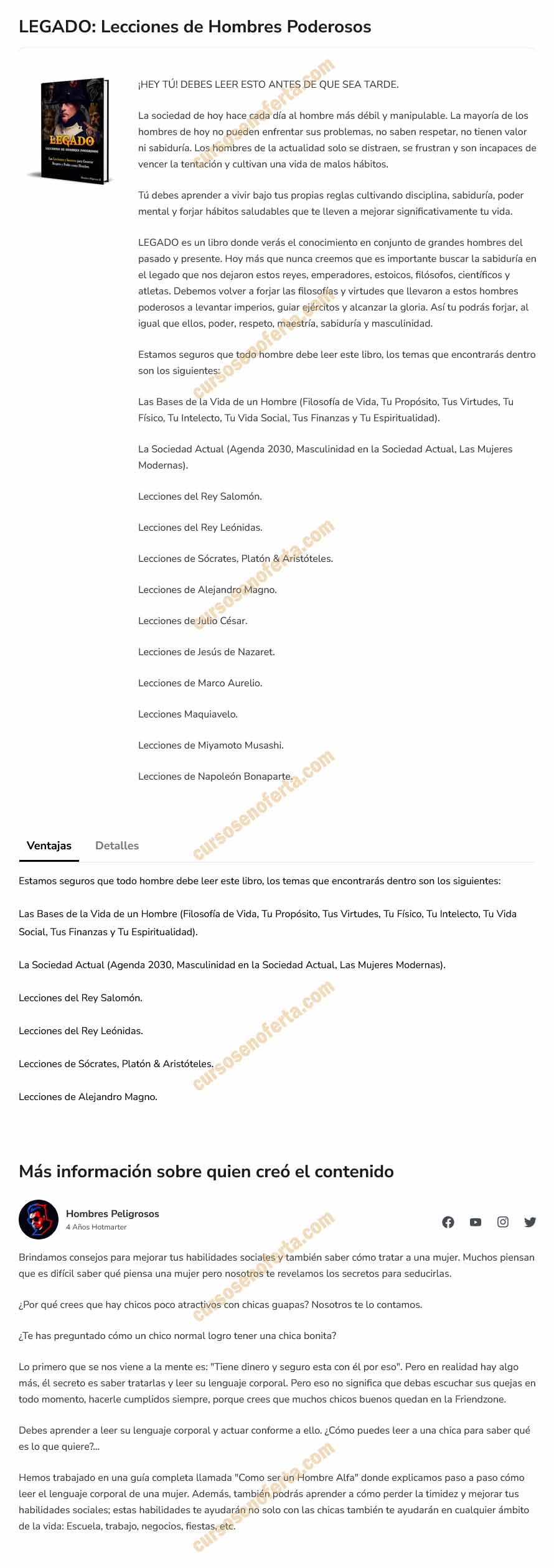 LEGADO Lecciones de Hombres Poderosos