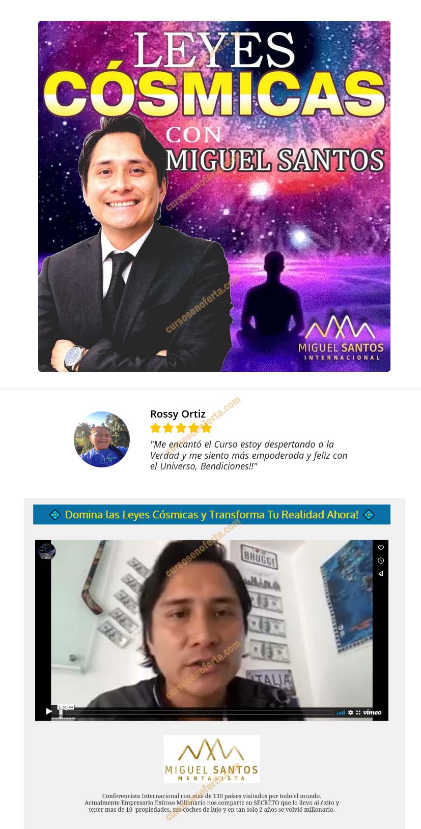 Leyes cósmicas miguel santos