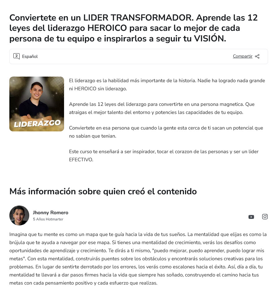 Liderazgo - jhonny romero