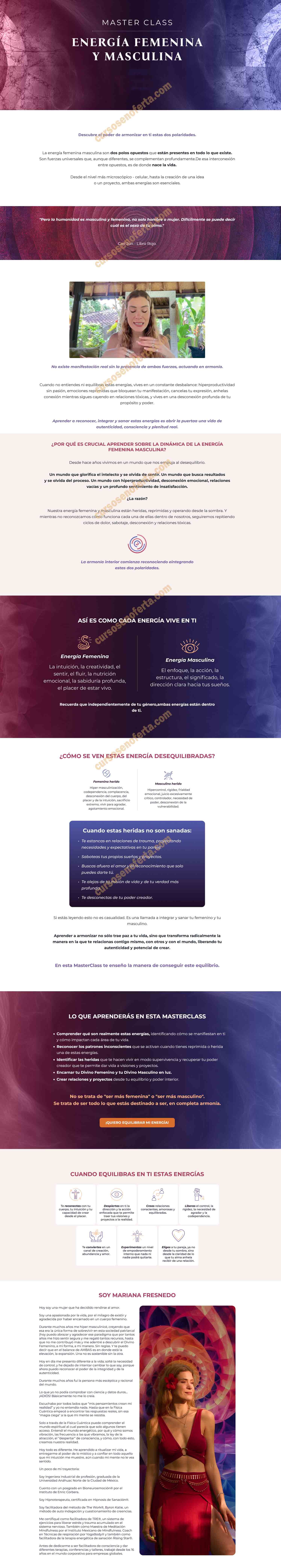 Masterclass Energía Femenina y Masculina - mariana fresnedo