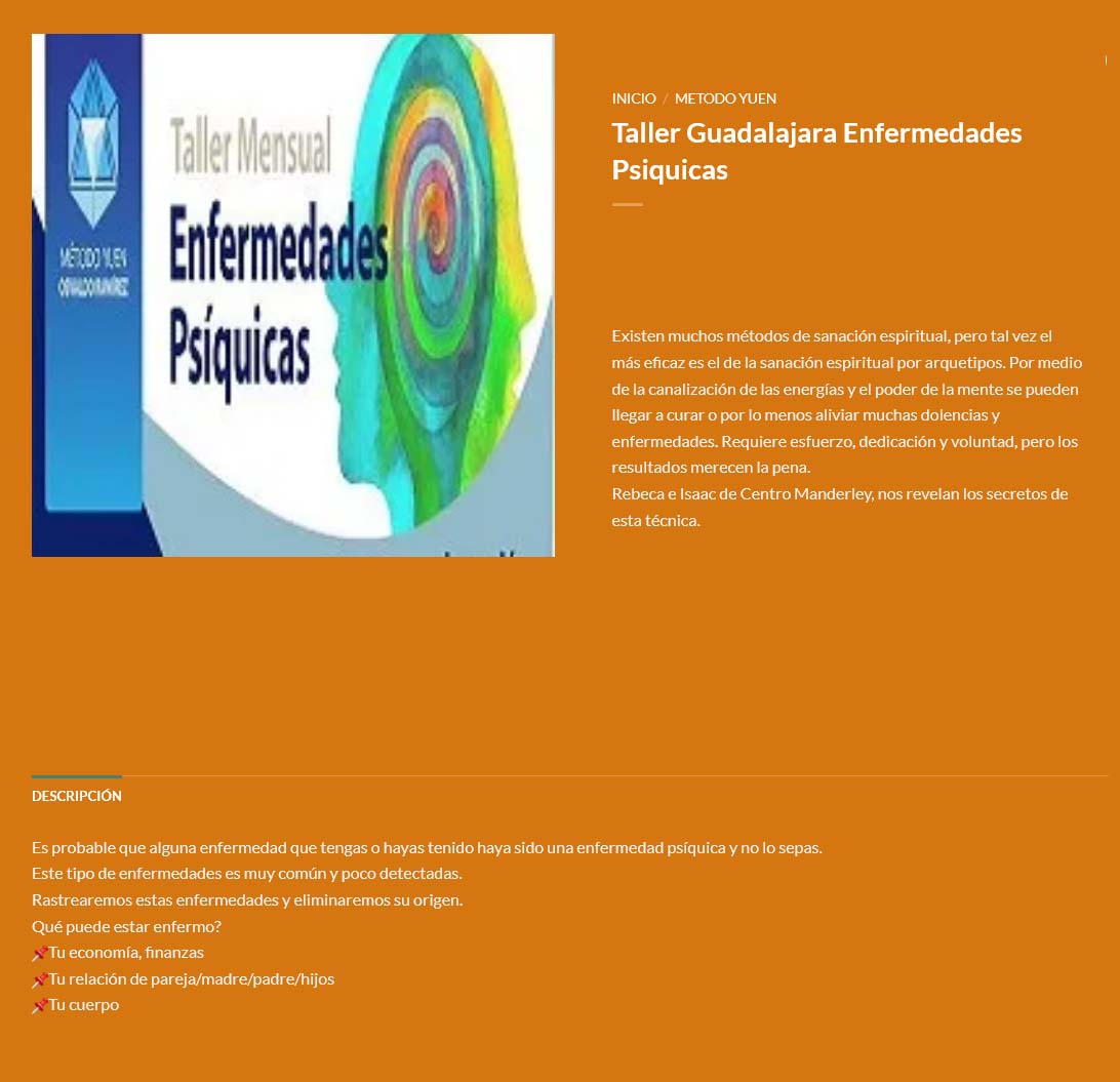 Método Yuen Guadalajara - Taller Enfermedades Psíquicas