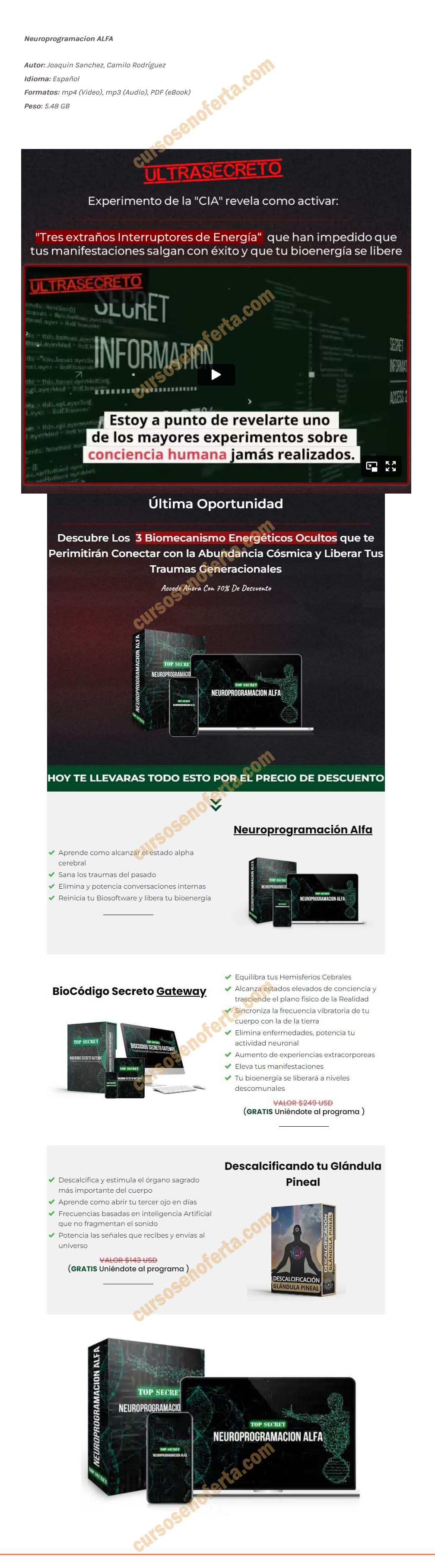 Neuroprogramación Alfa - joaquín sánchez