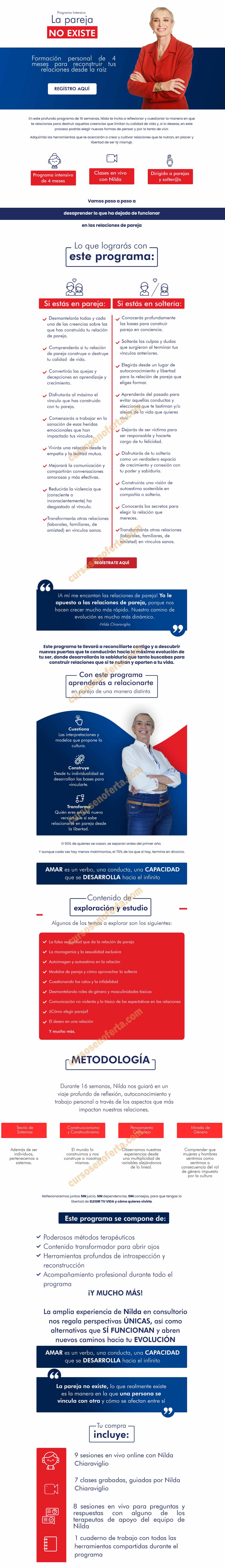 Programa Intensivo La Pareja No Existe - nilda chiaraviglio
