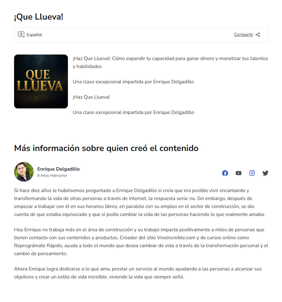 que llueva - enrique delgadillo