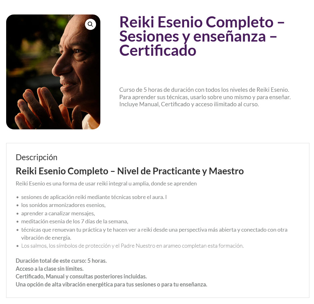 Reiki Esenio Completo - claudio márquez