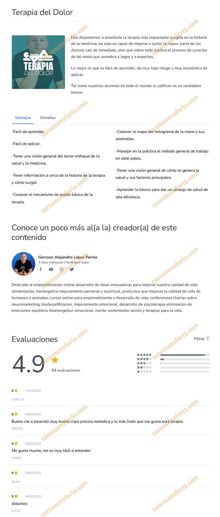 Terapia del dolor - gersson lopez