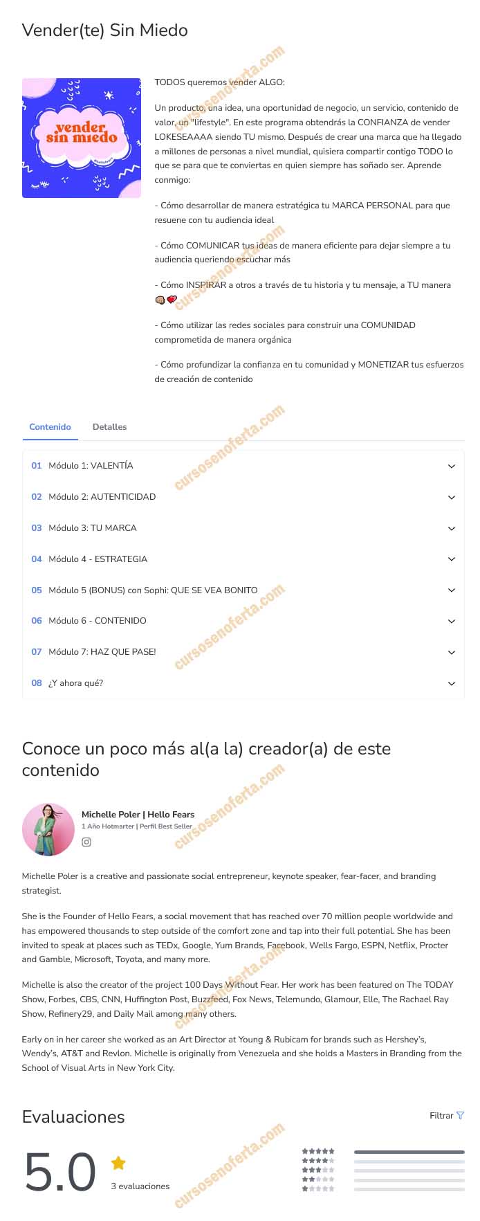 Vender sin miedo - michelle poler