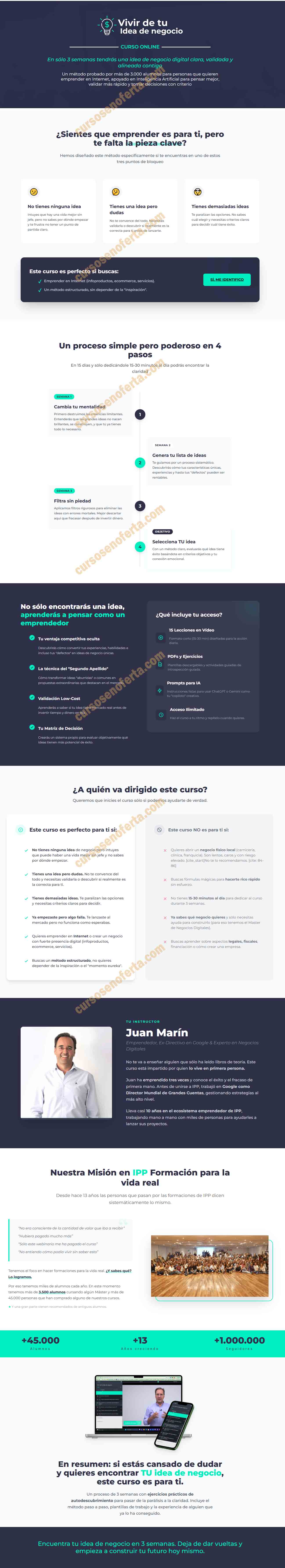 Vivir de tu Idea de Negocio - juan marin - sergio fernandez